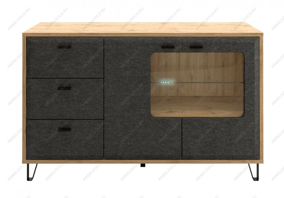 Тумба Грейс KOM2W3S с подсветкой