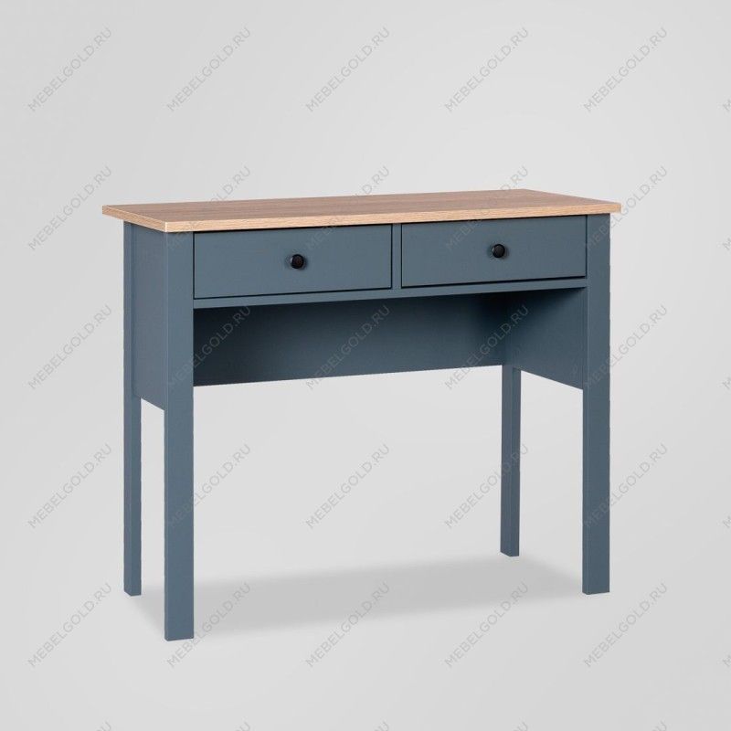 САГА стол туалетный 92х45 темно-бирюзовый/ясень