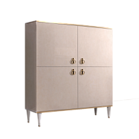 Пенал 4 двери Римини (Латте/Золото) РМП-3