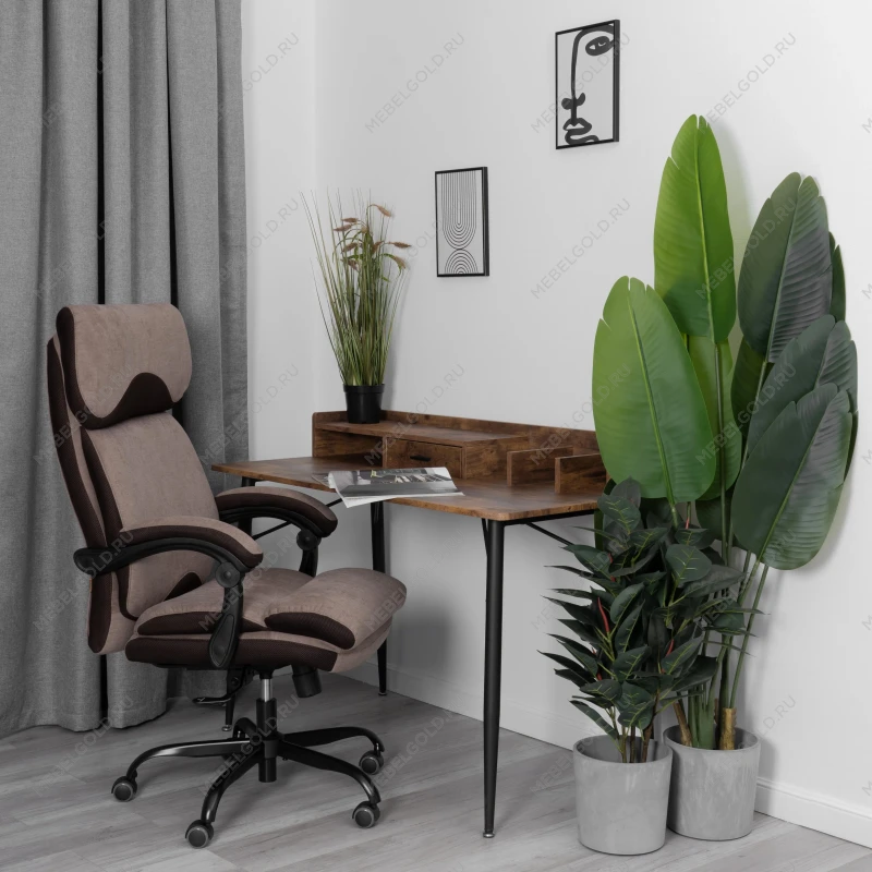 Кресло Chief metalBL, ткань, светло-коричневый, KUB 03/TW-24 | изображение 14