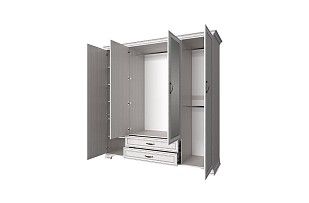 Шкаф 4-створчатый Тиффани 4D2S вудлайн кремовый