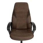 Кресло INTER (24), кож/зам/флок/ткань, коричневый, 36-36/6/TW-24 | изображение 5