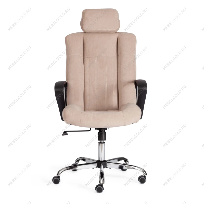 Кресло OXFORD хром, флок, бежевый, 7 | изображение 4