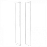 Натали стоевая к шкафу правая белый глянец