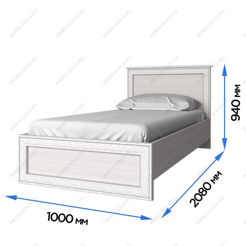 Кровать Тиффани 90 вудлайн кремовый | изображение 1