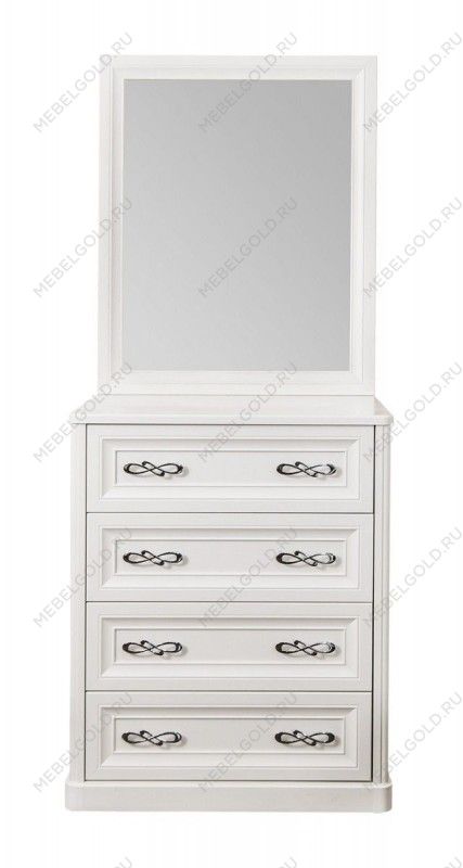 м. Римская - Зеркало для комода Мишель белый матовый (спальня) | изображение 2