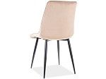 Стул кухонный Signal CHIC VELVET (бежевый/черный) | изображение 1