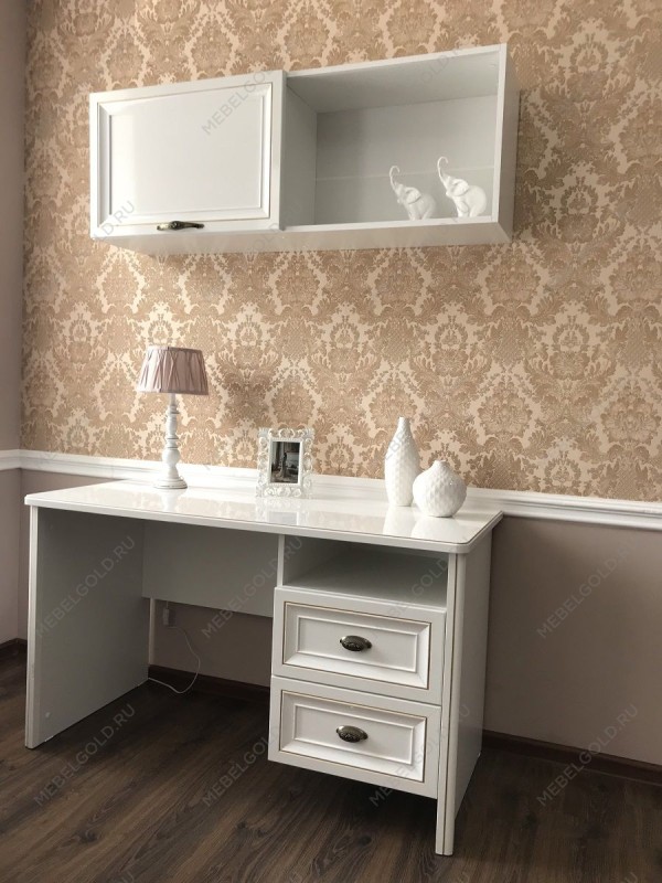 Стол письменный Натали белый глянец | изображение 7