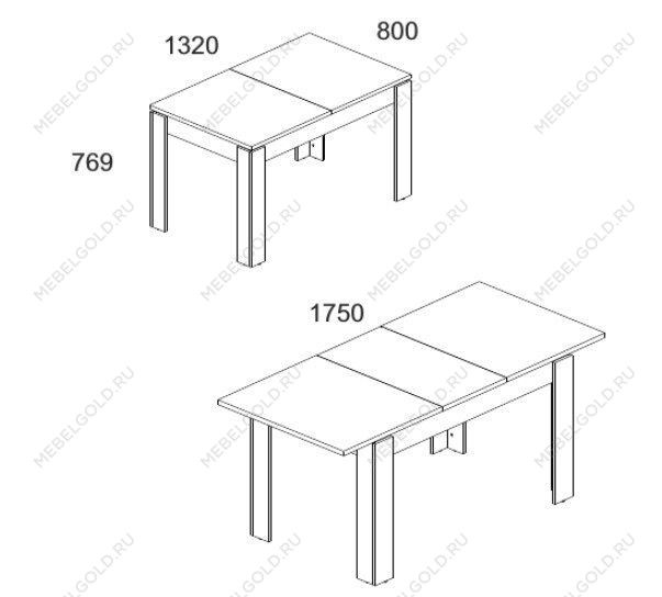 Стол раздвижной Джаггер | изображение 2