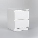 МАЛЬТА тумба ИКЕА / IKEA 2 ящика 40х54 белая | изображение 1