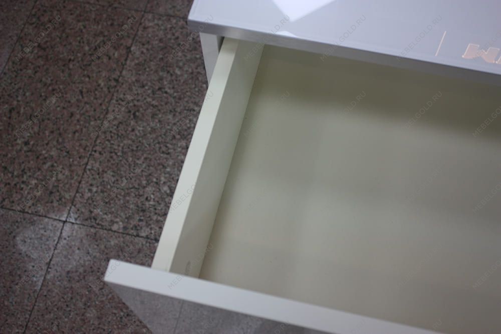 Комод узкий Диора слоновая кость/золото ДКМ-2 | изображение 6