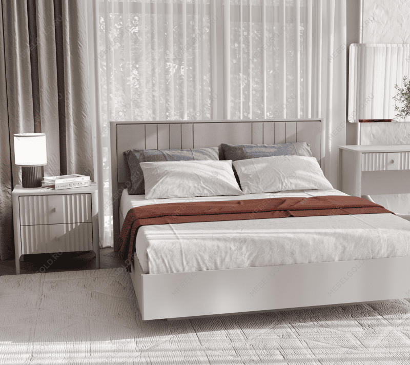 Тумба прикроватная Далия KOM2S персидский жемчуг | изображение 4