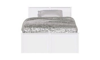 Кровать Ева (Хельга) LOZ120х200 без основания белый