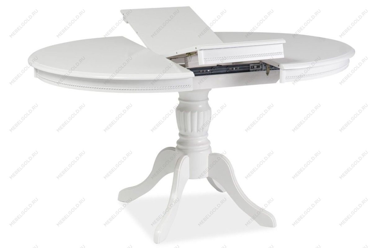 Стол обеденный Signal OLIVIA 105 раскладной (белый) | изображение 1