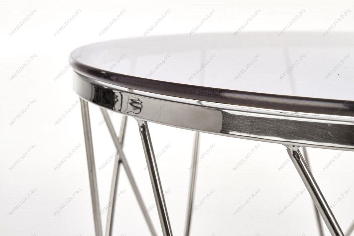 Стол журнальный Halmar SELENA (дымчатый/хром) | изображение 2