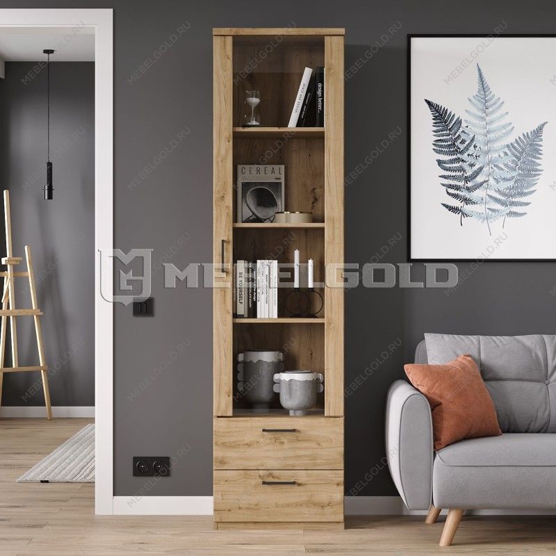 Шкаф с витриной Дорсет 1V2S | изображение 1