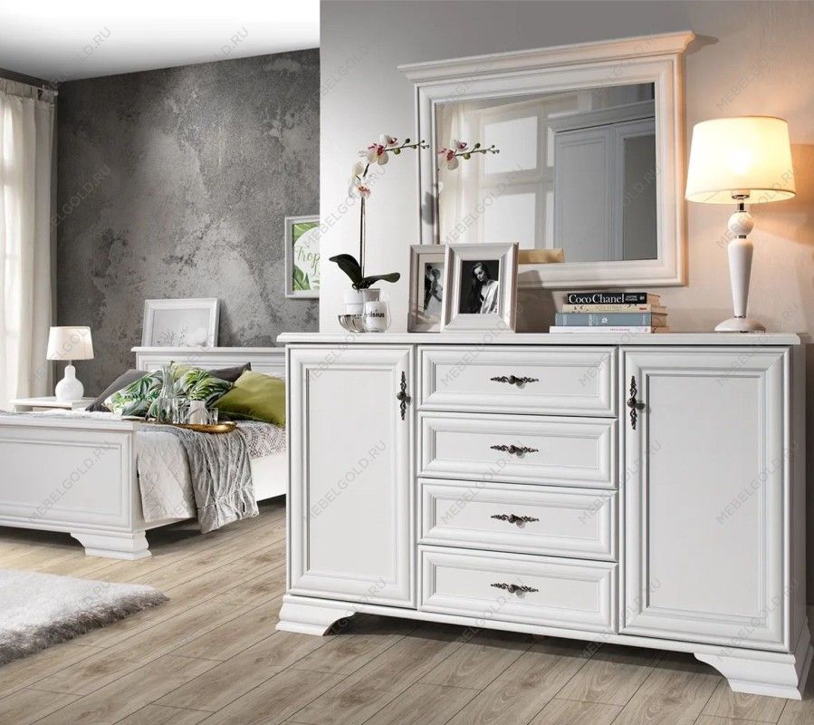 Зеркало Кентаки LUS/90 белый | изображение 2