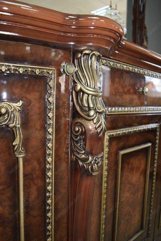 Сервант Джоконда 5-ств корень дуба глянец | изображение 6