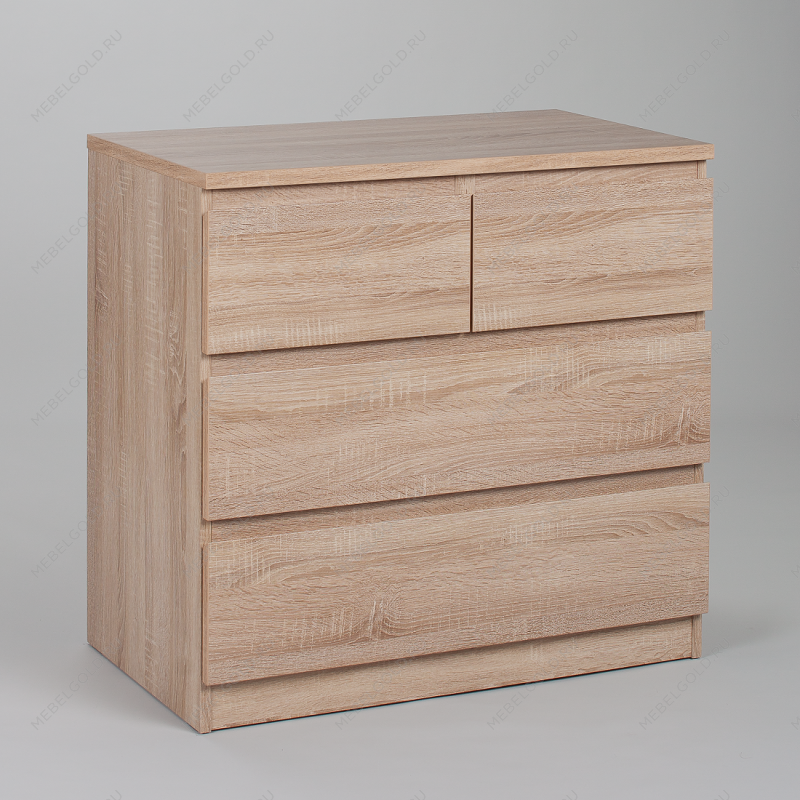 МАЛЬТА комод ИКЕА / IKEA 2+2 ящика 80х76 сонома | изображение 1