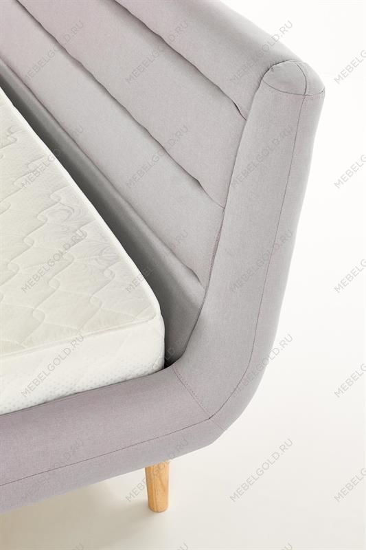 Кровать Halmar ELANDA 160 (светло-серый) | изображение 5