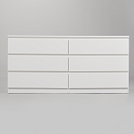 МАЛЬТА комод ИКЕА / IKEA 6 ящиков 160х76 белый | изображение 2