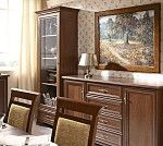 Шкаф с витриной Кентаки REG1W1S каштан - Выставка м. Марьина роща | изображение 4