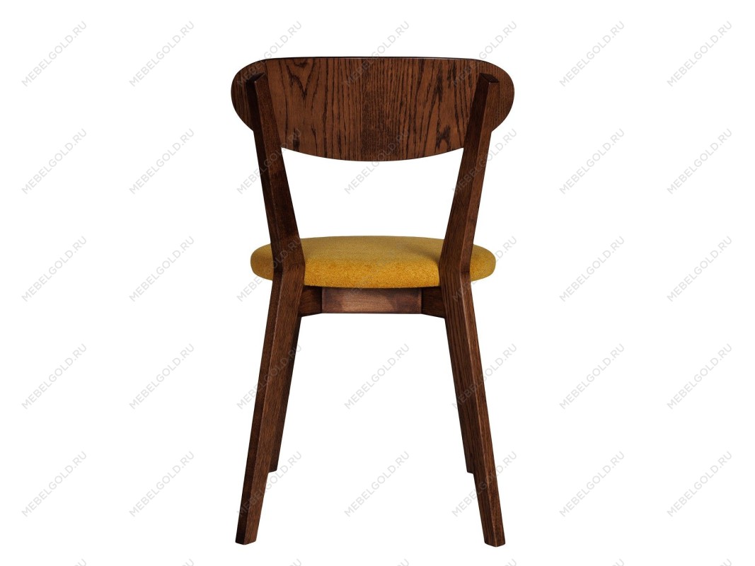 Стул RONDO мягкая спинка (Кофе глейс - 49 Букле Желтый) | изображение 1