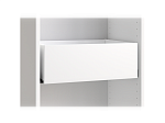 Ящик МАКС выдвижной в узкий однодверный шкаф, ДСП, цвет белый | изображение 1