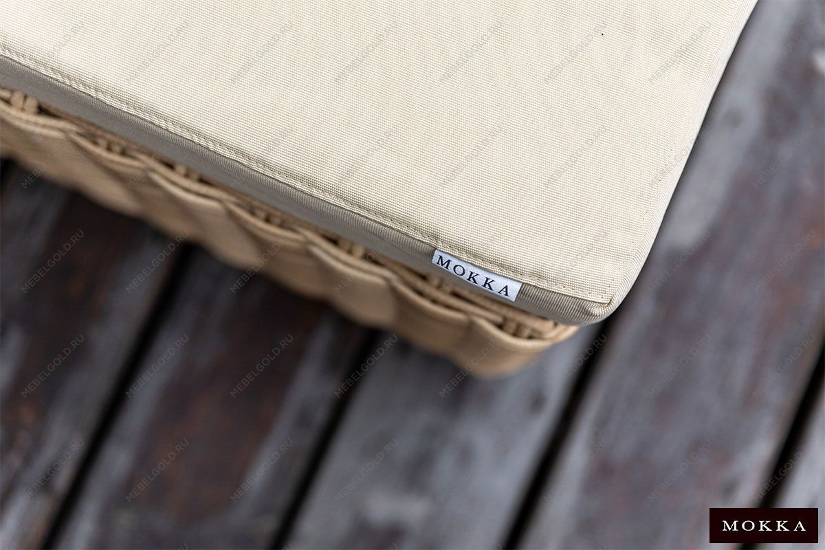 MOKKA BELLA пуф большой, соломенный | изображение 4