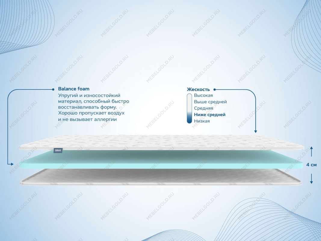 Наматрасник Balance foam 4 см 80х200 | изображение 1