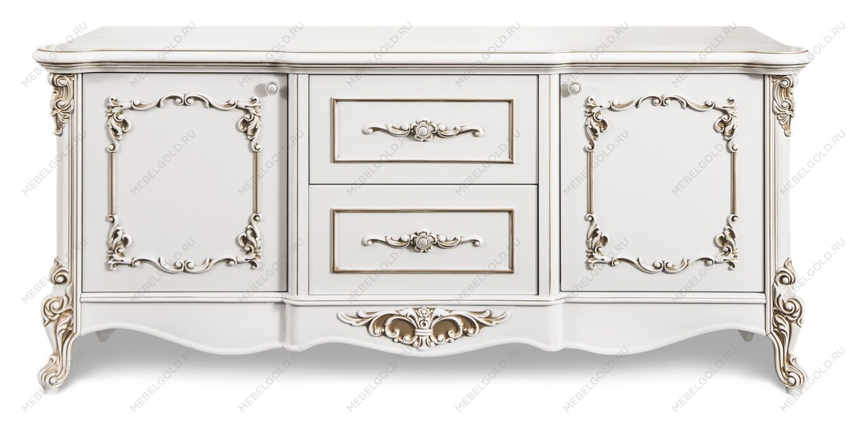 Тумба ТВ Флоренция белый глянец | изображение 1