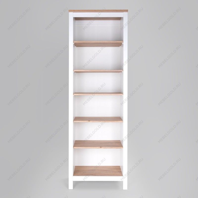 САГА стеллаж 70 белый/ясень | изображение 2