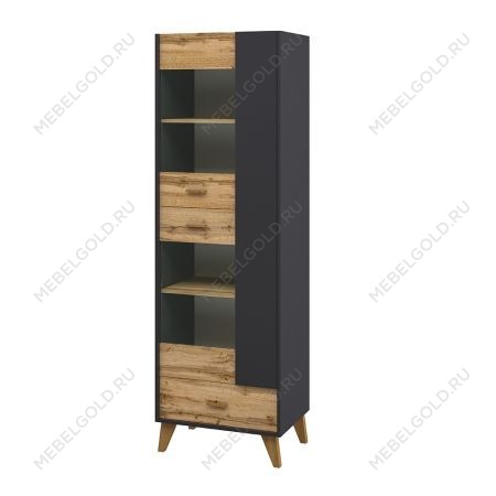 Шкаф комбинированный Сканди МН-036-10 Графит