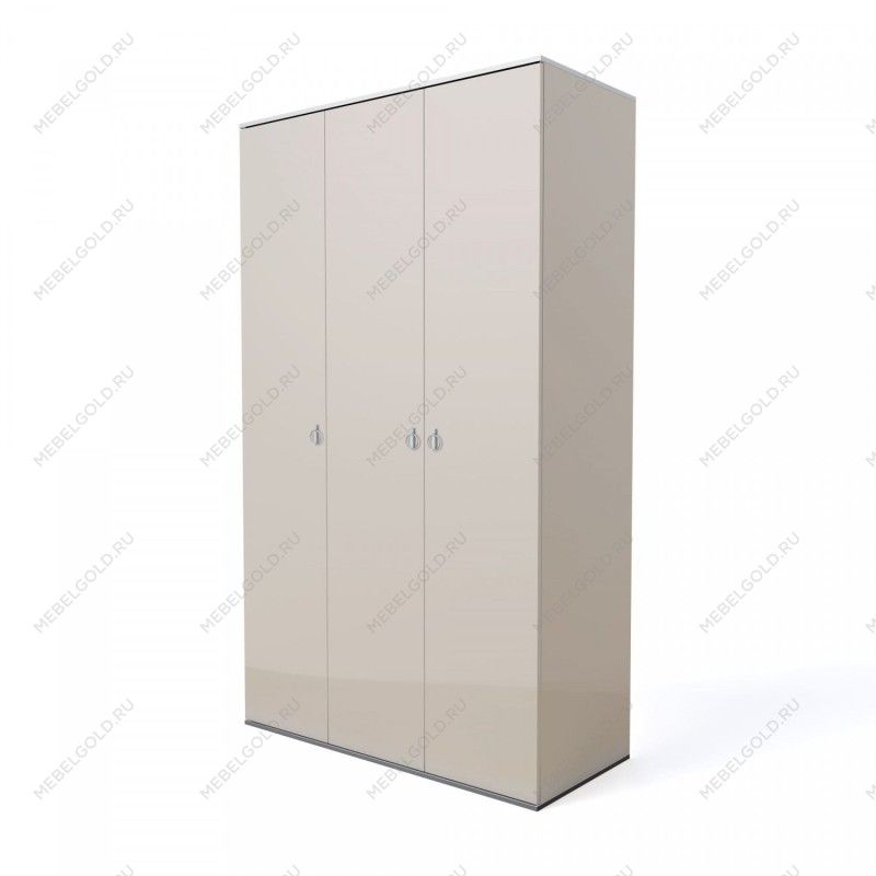 Шкаф 3-х дверный Римини (Слоновая кость/Серебро) РМШ2/3