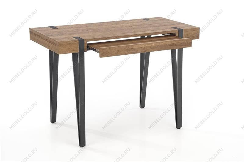 Стол компьютерный Halmar B-39 (орех медовый/черный) | изображение 3