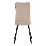Стул обеденный La Rousse, NEW, велюр, бежевый/черный, 7, 45х55х93 см | изображение 3