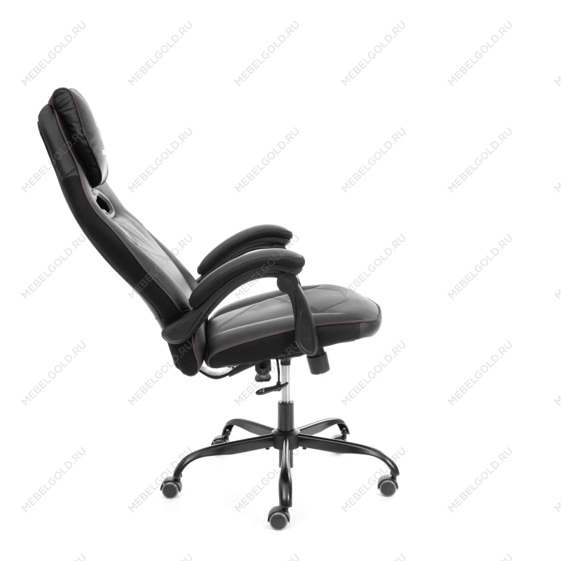 Кресло Arena metalBL, кож/зам, черный/черный карбон, 36-6/карбон черный | изображение 2