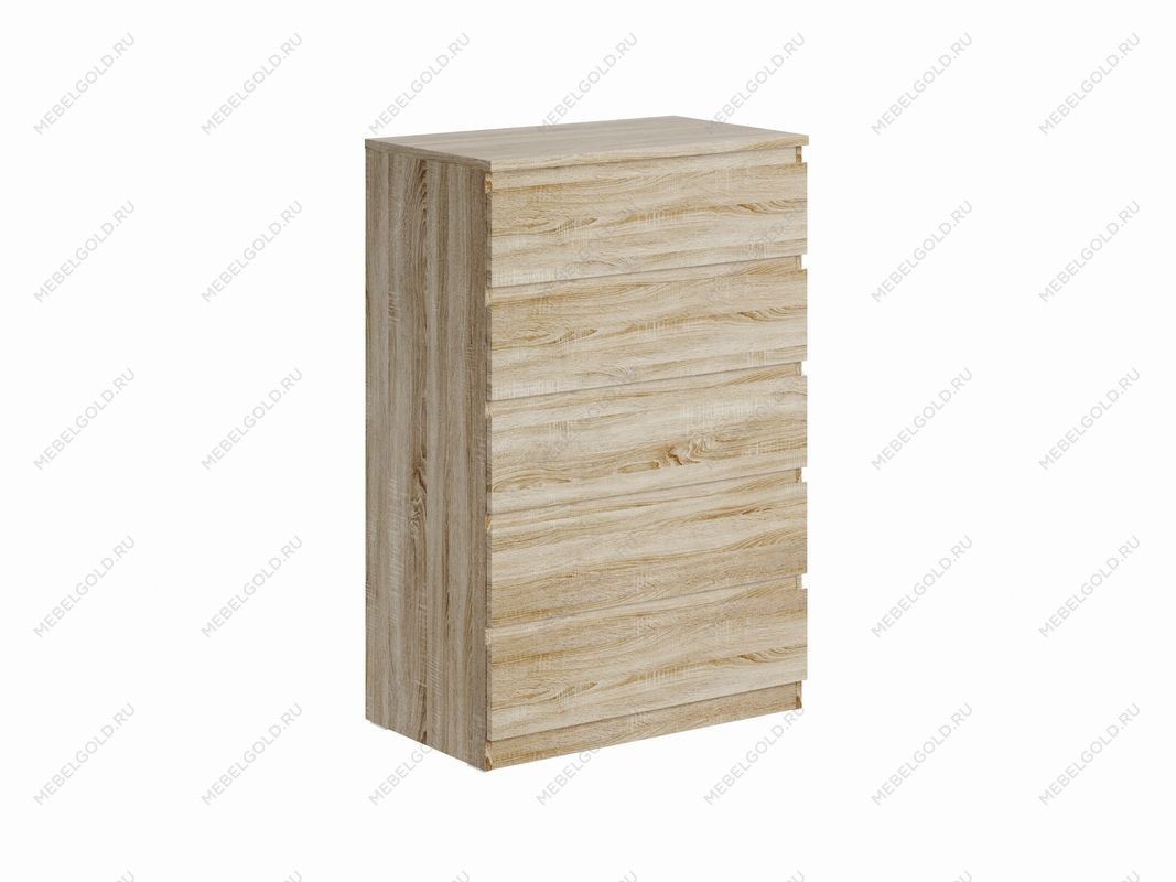 МАЛЬТА комод ИКЕА / IKEA 5 ящиков 80х121 сонома | изображение 1