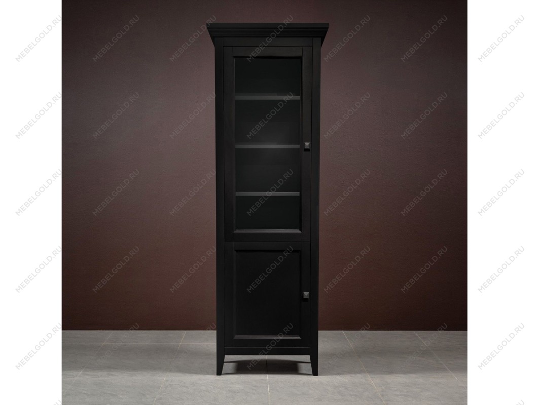 Библиотека 1 дверная левая Manhattan (Черный) | изображение 1