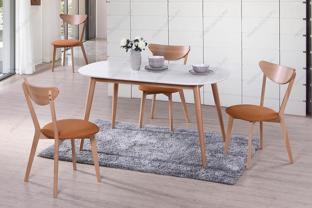 Стол обеденный MAX Бук, Белый | изображение 4