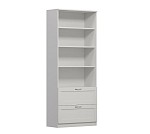 БРИМНЭС / СИРИУС Стеллаж ИКЕА / IKEA 2 ящика 78х190 белый | изображение 3