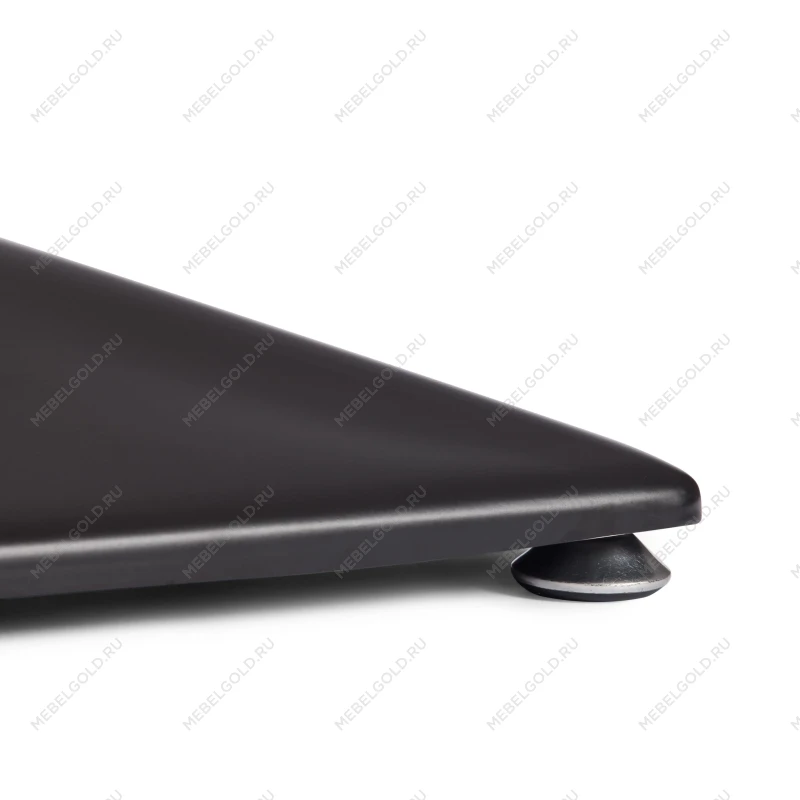 Стол RAGNAROK, дерево вяз/железная опора, 70х70х76 см, груша №3/черная опора | изображение 5