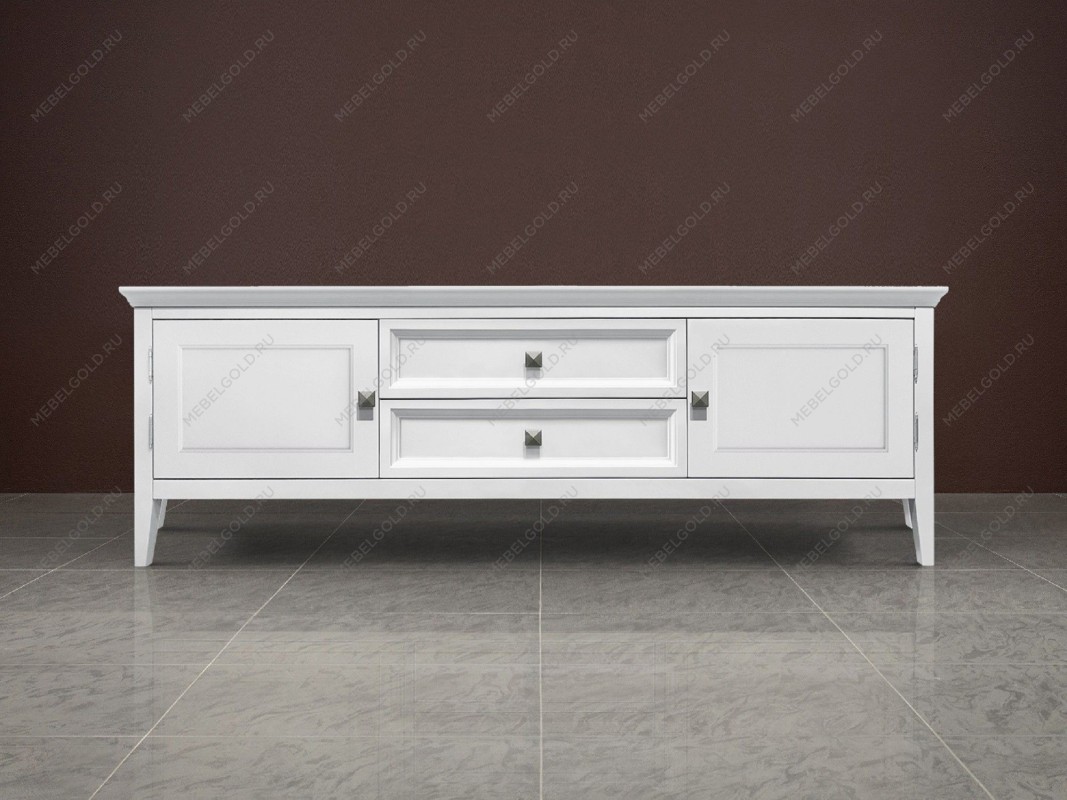 Тумба ТВ 2 ящика 2 дверцы Manhattan (Белый) | изображение 1