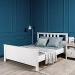 САГА кровать двойная 140х200 белая | изображение 3