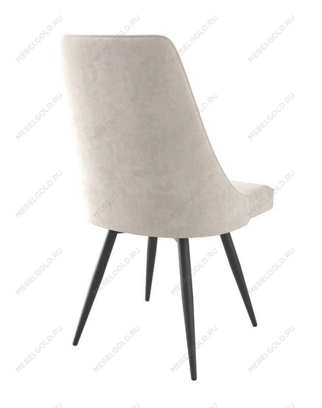 Стул LEO-R поворотный (b3 Cream Lux/Черный) | изображение 1