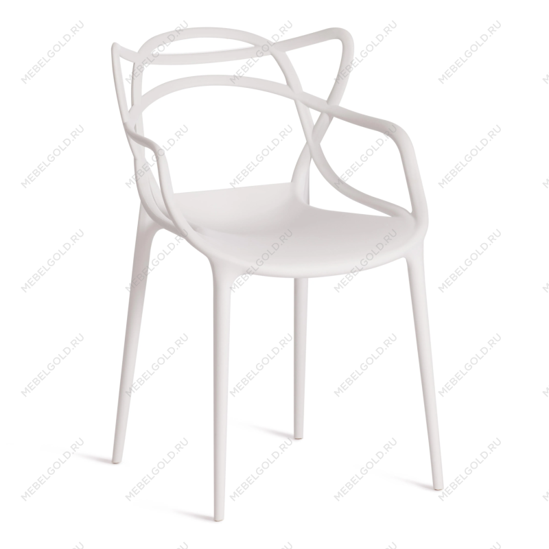 Стул Cat Chair (mod. 028), пластик, 53 x 59 x 82,5 см, белый (White C0057)