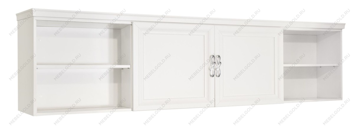 Секция навесная мост Мишель белый матовый | изображение 1