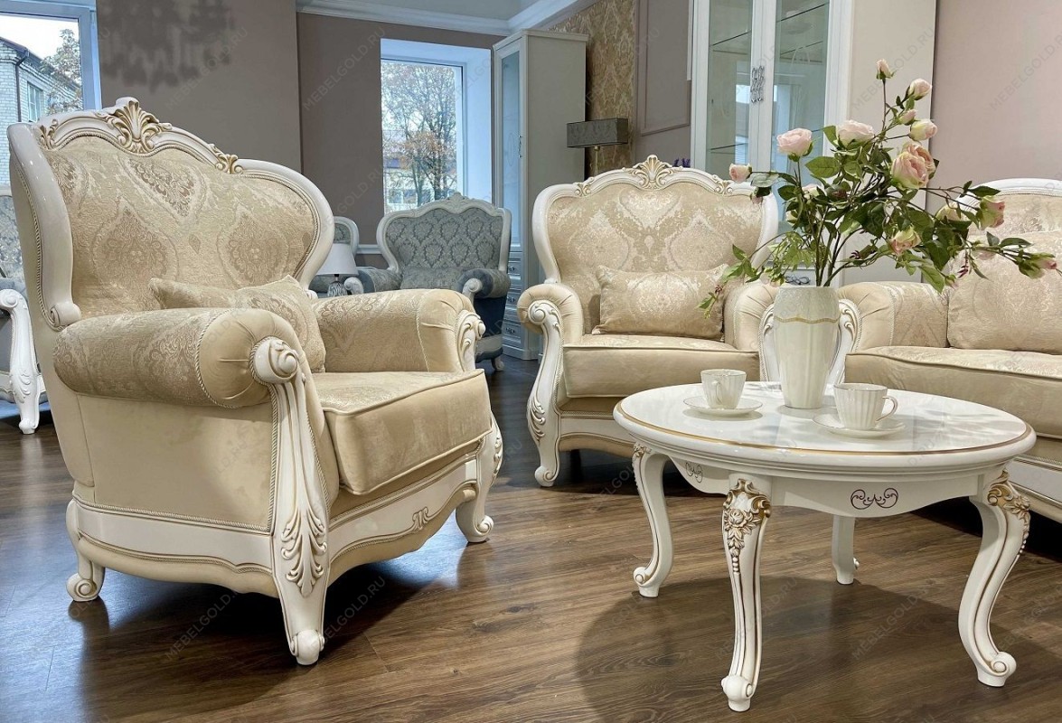 Диван Натали 3х местный белый глянец | изображение 8