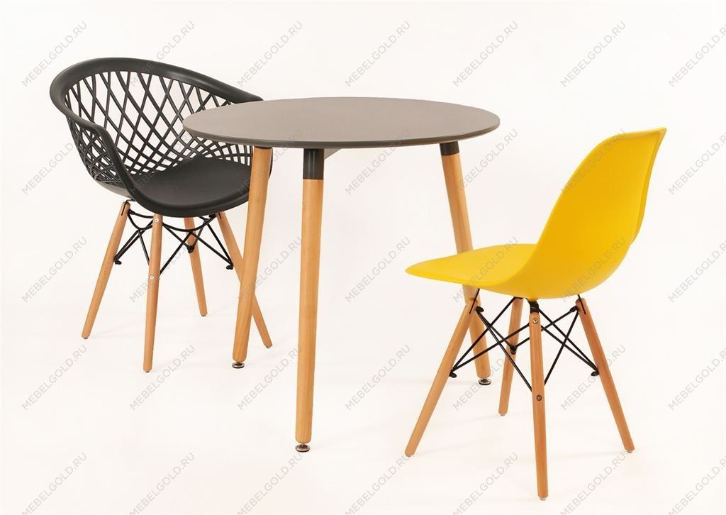 Стол 02-TD/d-80 Верди (GREY 21) | изображение 2