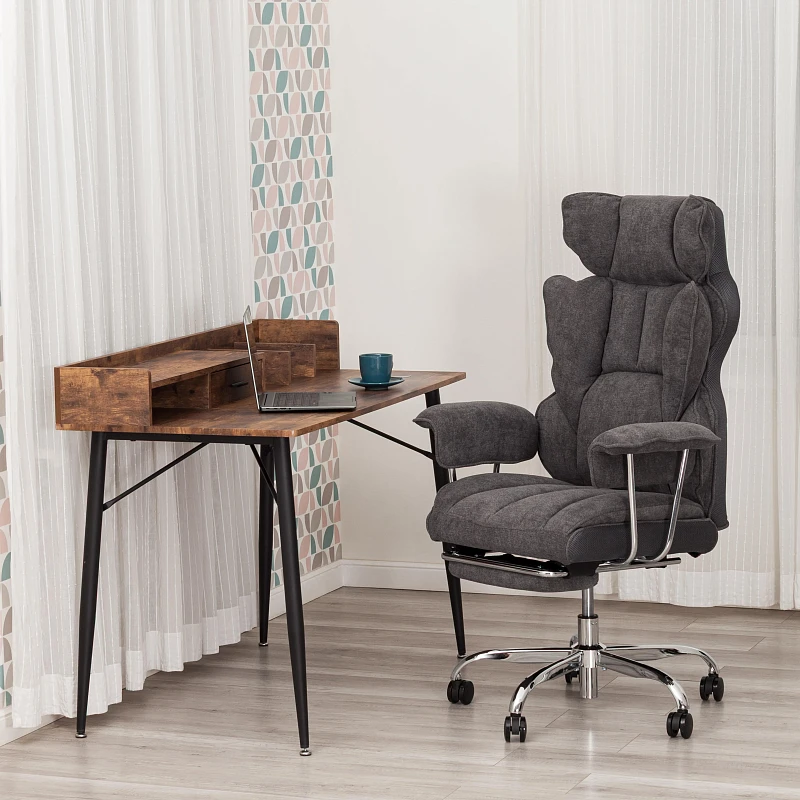 Компьютерное кресло Comfy CR, ткань, серый | изображение 19
